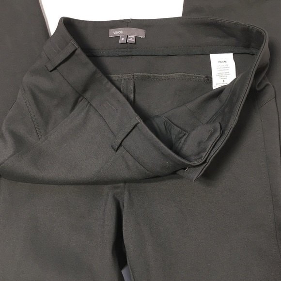Vince Ponte Skinny Pants with Zipped Hem Gray 8 - Picture 3 of 8